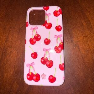 Velvet Caviar iPhone 16 pro max cherry case